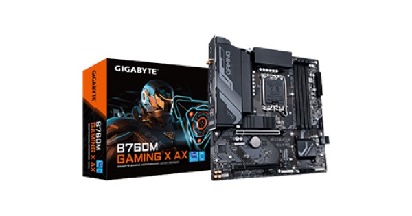 GIGABYTE B760M GAMING X AX DDR5 13TH GEN INTEL MOTHERBOARD